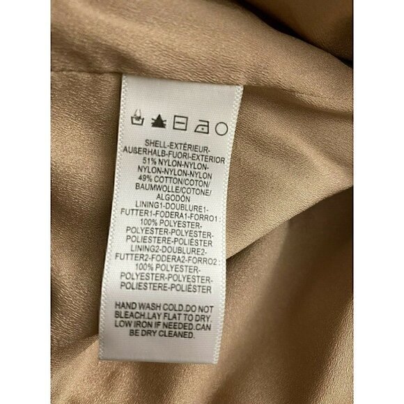 Dress The Population Dress Size S NEW Francesca Embroidered Lace A-Line Yellow - Picture 7 of 8